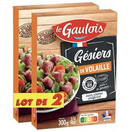 Gésiers de volaille confits (2x300g)