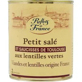 Plat cuisiné petit salé lentilles (840g)