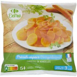 CARREFOUR EXTRA Carottes en rondelles 750g