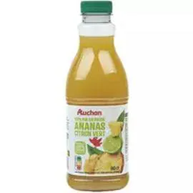 Jus de fruits pressé ananas citron vert (90cl)