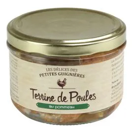 Terrine de poules au pommeau (180g)