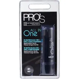 Crayon Kajal en en 1 All In One noir 01 (l'unité)