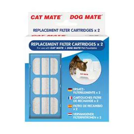 Filtre pour fontaine cartouches chien & chat (x2)