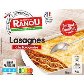 MONIQUE RANOU Lasagnes à la bolognaise 1kg