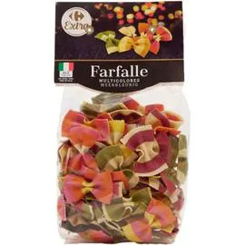 Pâtes farfalle multicolores (250g)