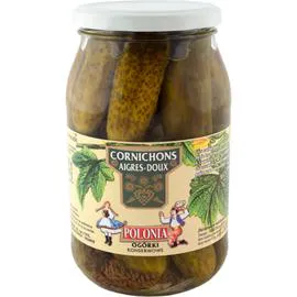 Cornichons aigres-doux (490g)