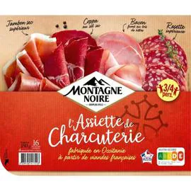Plateau assortiment jambon sec, coppa, rosette (100g)