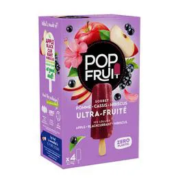 Profruit Bâtonnet Sorbet pomme cassis hibiscus (4x70g)