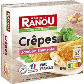 MONIQUE RANOU Crêpes jambon emmental 300g