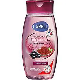 Shampooing très doux au henné & baie d'açaï, cheveux bruns (250ml)