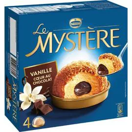 NESTLÉ, EXTRÊME Glace Mystère Vanille Coeur chocolat x4 4x77g