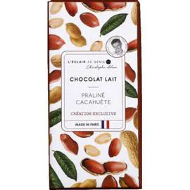 L'ÉCLAIR DE GÉNIE, CHRISTOPHE ADAM Chocolat noir praliné cacahuète 90g