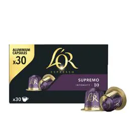 L'OR, ESPRESSO Café capsule supremo ESPRESSO x30