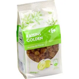 CARREFOUR Raisins secs Golden 250g