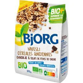 Céréales Muesli cereale ancienne choco (375g)