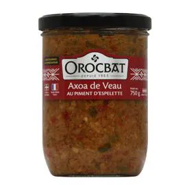 Plat cuisiné axoa de veau Espelette (750g)