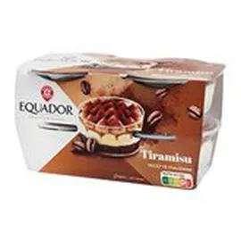MARQUE REPÈRE, DÉLISSE Tiramisu Au café 4x80g