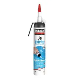 Silicone bain et cuisine, anti-moisissures, transparent, 200ml (l'unité)