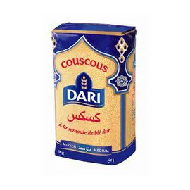 DARI Couscous semoule blé dur moyen 500g