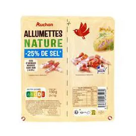Allumettes nature -25% de sel (2x75g)