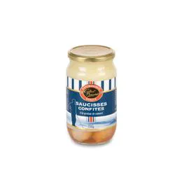 Plat cuisiné saucisses confites (750g)