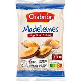 CHABRIOR Madeleines nappées de chocolat 250g