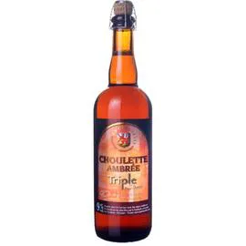 Bière tiple ambrée (75cl)