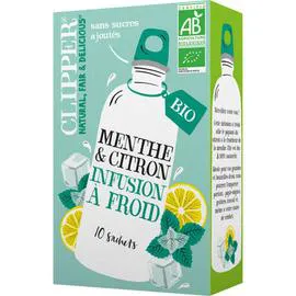 CLIP Infusion froide citron menthe bio (27g)