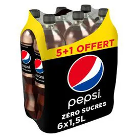 Soda Cola sans sucres (6x1,5l)