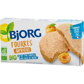 Biscuits fourrés abricot bio (175g)