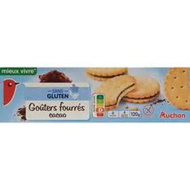 Goûter fourrés cacao sans gluten pochon (120g)