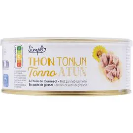 Thon à l'huile de tournesol SIMPL (650g)
