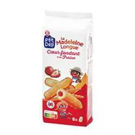 MARQUE REPÈRE, P'TIT DÉLI Madeleine longue Fourrés à la fraise 240g