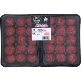 Boulettes au boeuf natures (750g)