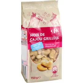 CARREFOUR Noix de cajou grillées sans sel 150g