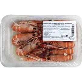 Langoustines entières cuites (400g)