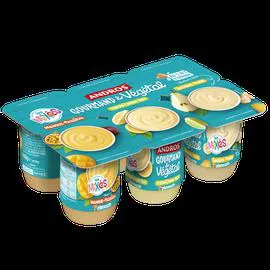 Gourmand & végétal - Yaourts au lait d'amande mixés - Exotique (600g)