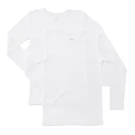T-shirt manches longues coton Bio 4-5 ans (x2)