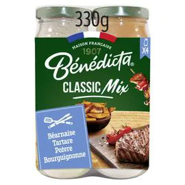 BÉNÉDICTA Sauce de variété Lot Classic Mix 330g