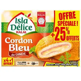 Cordon bleu de dinde halal (500g)