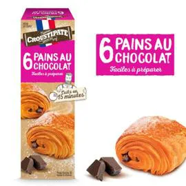 CROUSTIPATE Pain au Chocolat Facile à préparer 275g