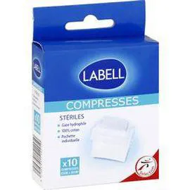LABELL Compresses stériles, 20x20cm l'unité