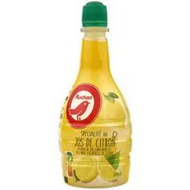 AUCHAN Spécialité au jus de citron à base de jus concentré et huile essentielle 20cl