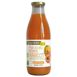 Jus 100% pur jus pomme abricot Pyrénées orientales Bio (75cl)