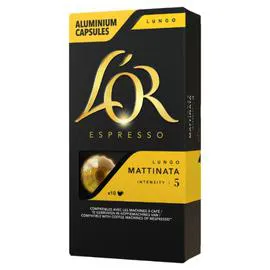 L'OR, ESPRESSO Café capsules Compatibles Nespresso lungo mattinata n°5 10x5,2g