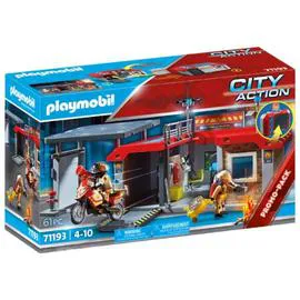 Caserne de pompiers transportable (l'unité)
