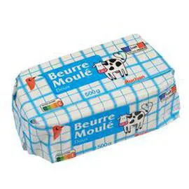 AUCHAN Beurre moulé doux 500g