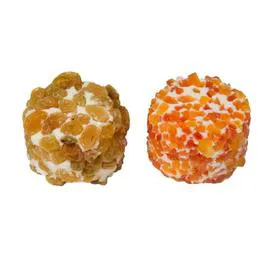 Fromage de chèvre papaye et raisin blond (2x80g)