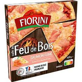 Pizza cuite au feu de bois saumon fumé (420g)