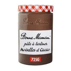 Pâtes à tartiner noisette et cacao (725g)
